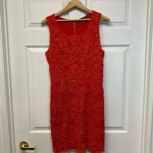 Coral Lace Dress